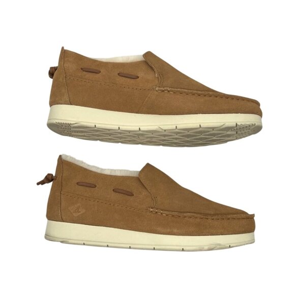 Sperry Men's Brown Moc-Sider Suede Slip-On - Size 7.5 - Picture 3 of 8
